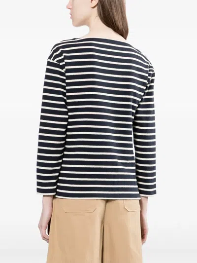 A.p.c. Striped T-shirt In Multi