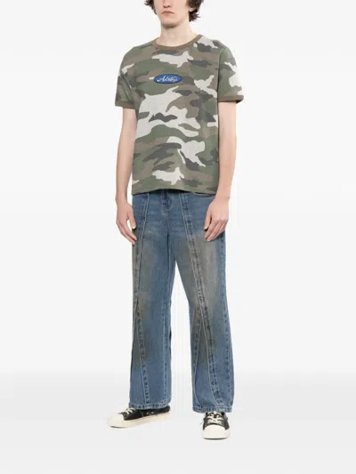 Andersson Bell Camouflage-print T-shirt In Multi