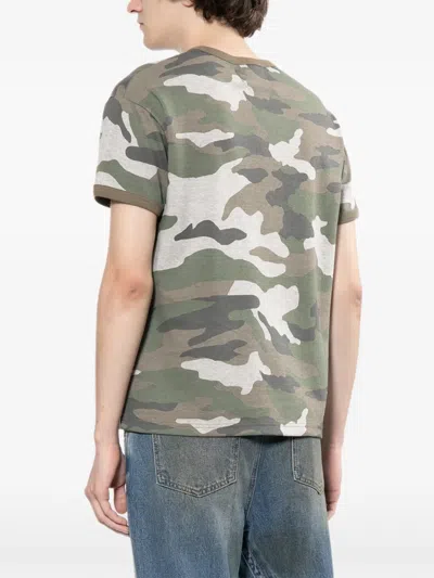 Andersson Bell Camouflage-print T-shirt In Multi