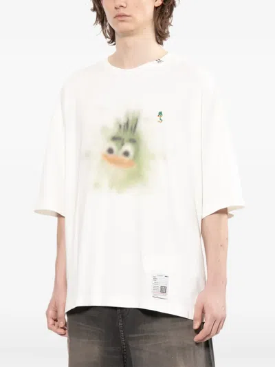 Miharayasuhiro Graphic-print T-shirt In White