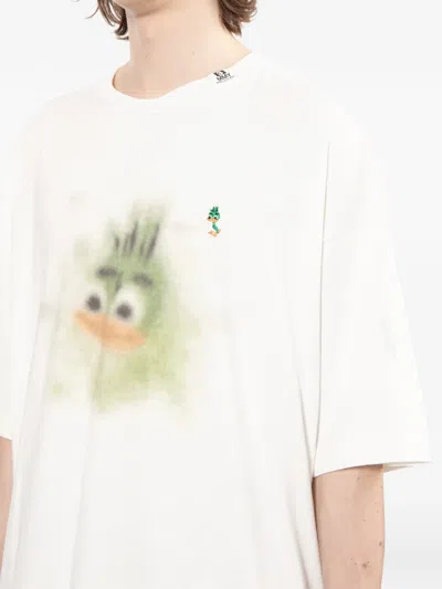 Miharayasuhiro Graphic-print T-shirt In White