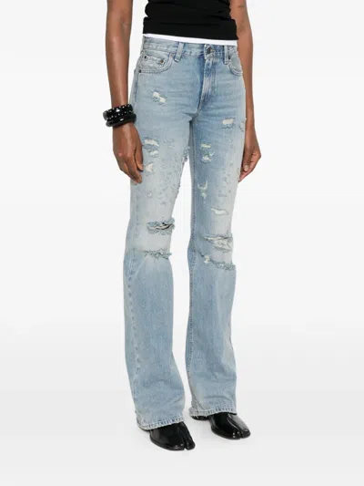 Haikure Flora Broken Celestial Jeans Broken Celestial In Blue