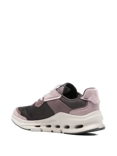 On Cloudnova Rift Panelled Mesh Sneakers In Pink