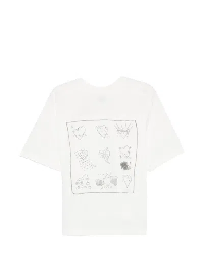 Alysi Embellished T-shirt In White