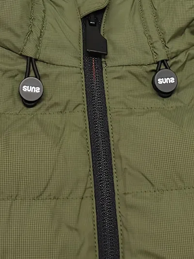 Suns Quilted Jacket In Green
