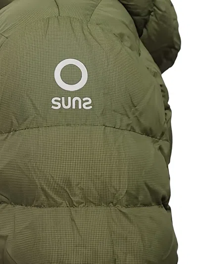 Suns Quilted Jacket In Green