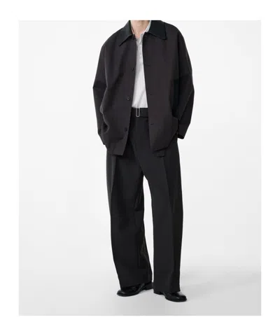 Studio Nicholson Long Sleeve Jacket In Brown