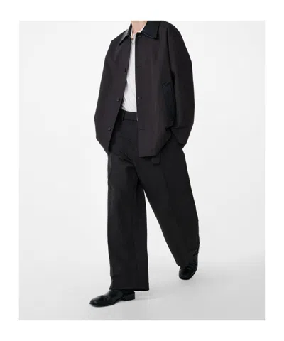 Studio Nicholson Long Sleeve Jacket In Brown