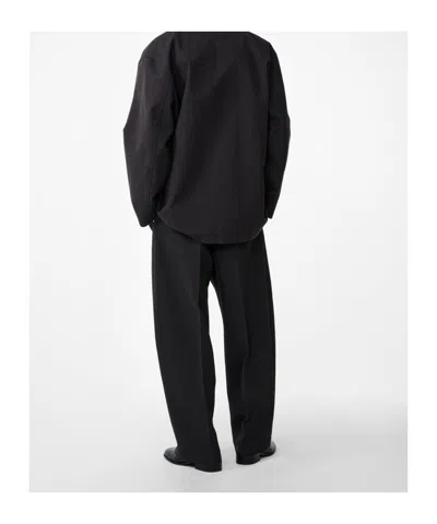 Studio Nicholson Long Sleeve Jacket In Brown