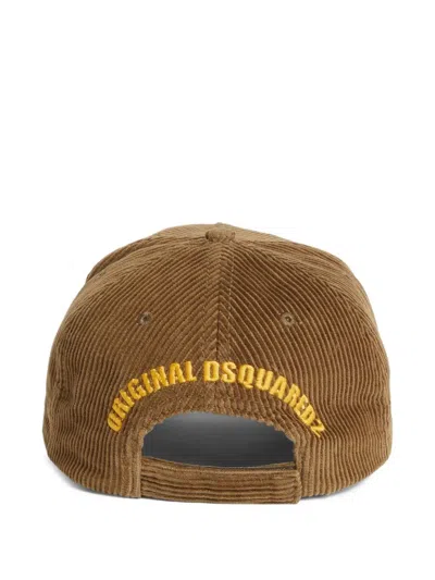 Dsquared2 Canada Baseball Cap In Brown