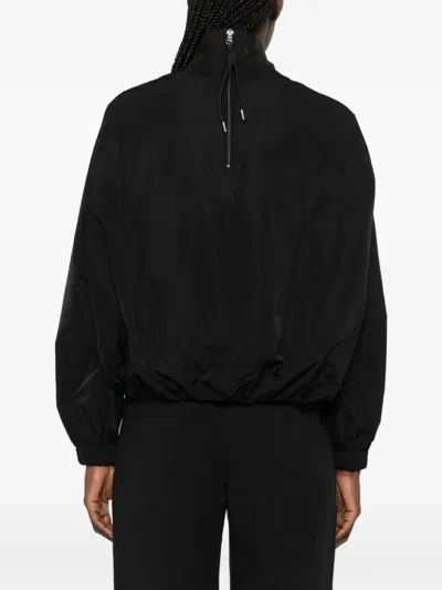 Ermanno Black Polyester Jacket In Black