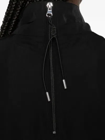 Ermanno Black Polyester Jacket In Black