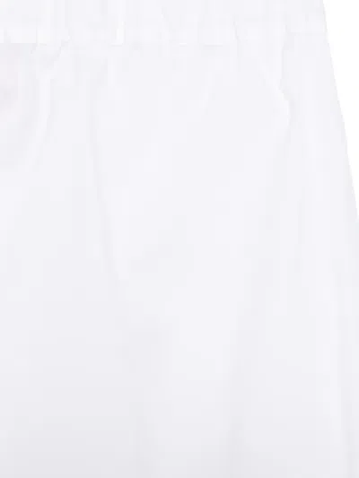 Semicouture ドローストリング パンツ In White