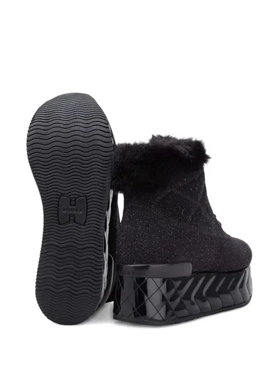 Hogan Max Patent Bootie In Black