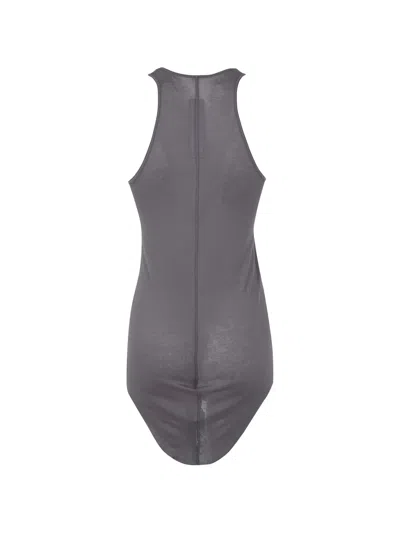 Rick Owens Racerback Tank Top In Gray