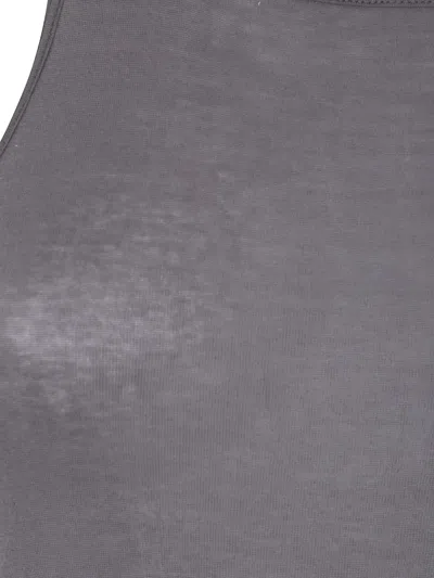 Rick Owens Racerback Tank Top In Gray