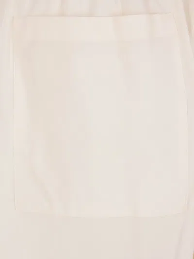 Umit Benan Drawstring Trousers In White
