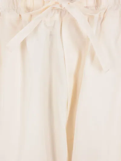 Umit Benan Drawstring Trousers In White