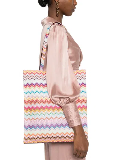 Missoni Zig Zag Shoulder Bag In Pattern