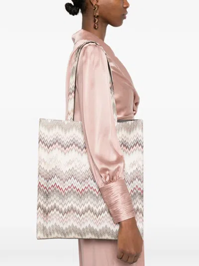Missoni Zigzag Shoulder Bag In Pattern