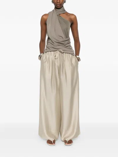 Entire Studios Drawstring Pants In Neutral