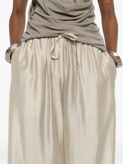 Entire Studios Drawstring Pants In Neutral