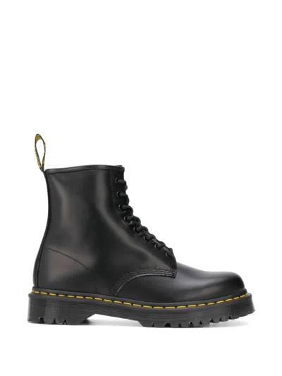 Dr. Martens Leder 1460 Serena Stiefeletten Mit Kunstfellfutter In Black