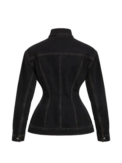Wardrobe.nyc Buttoned Panelled Jacket In Black