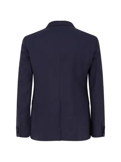 Corneliani Double-breasted Peak Lapel Blazer In Blue