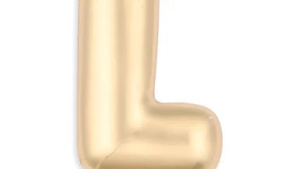 Leith Bubble Initial Bag Charm In Gold