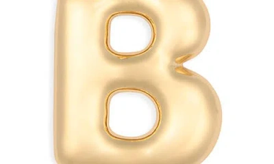 Leith Bubble Initial Bag Charm In Gold