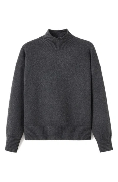 Mango Turtleneck Sweater In Gray