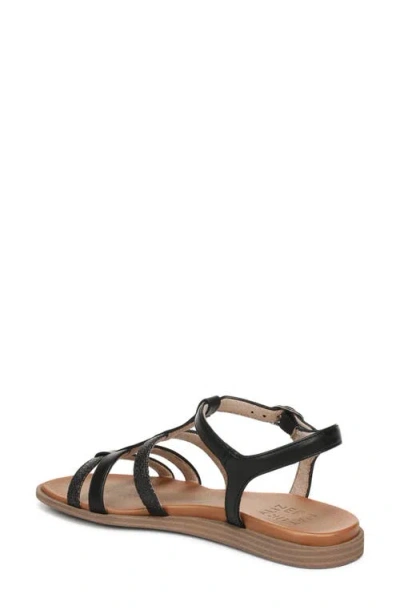 Naturalizer Wide Width Julia Sandal In Black