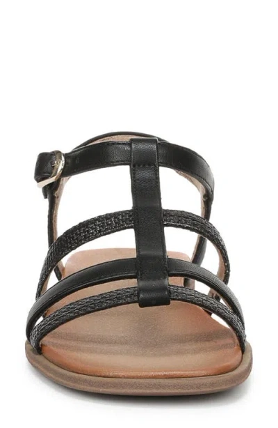 Naturalizer Wide Width Julia Sandal In Black