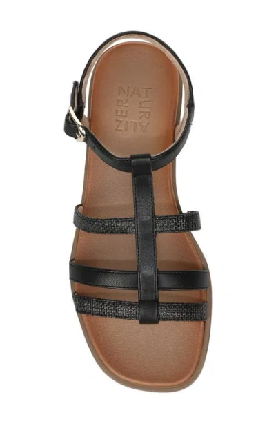 Naturalizer Wide Width Julia Sandal In Black