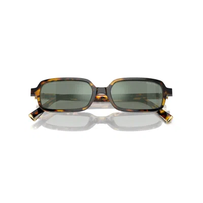 Miu Miu 51mm Rectangular Sunglasses In Brown