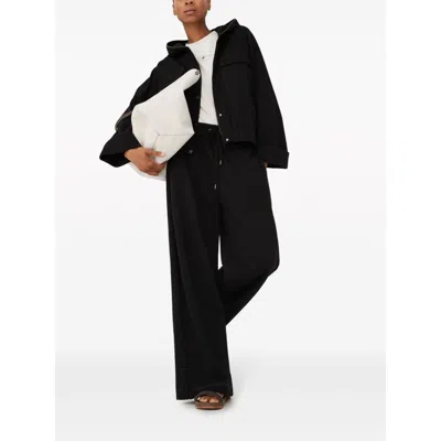 Brunello Cucinelli Contrast-stitch Elasticated Hem Jacket In Black