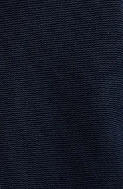 Frame Short Trench Jacket Navy In Blue