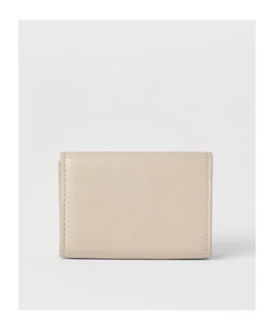 Brunello Cucinelli Three-fold Wallet In White