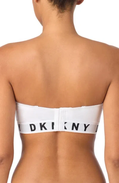 Dkny Cozy Removable Strap Wireless Bra In White