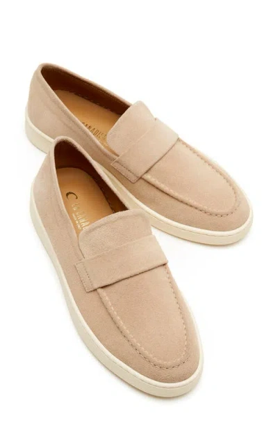 La Canadienne Tomas Suede Loafers In Multi