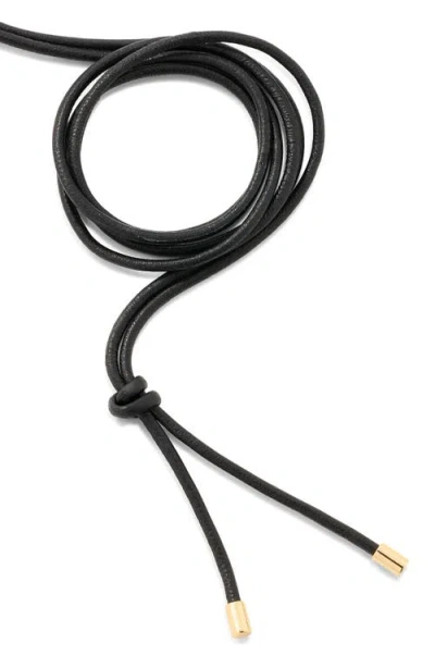 Jennifer Fisher Semi-precious Heart Leather Cord Necklace In Multi