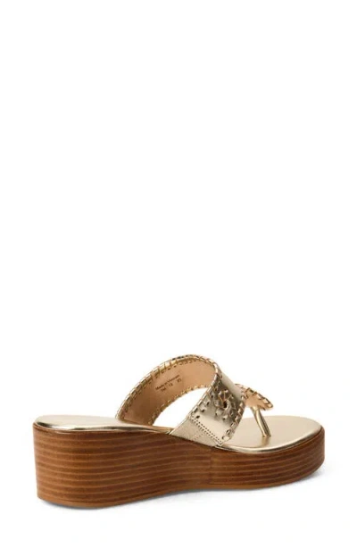 Jack Rogers Jacks High Wedge Sandal In Multi