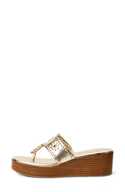 Jack Rogers Jacks High Wedge Sandal In Multi