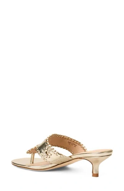 Jack Rogers Jacks Kitten Heel Flip Flop In Multi