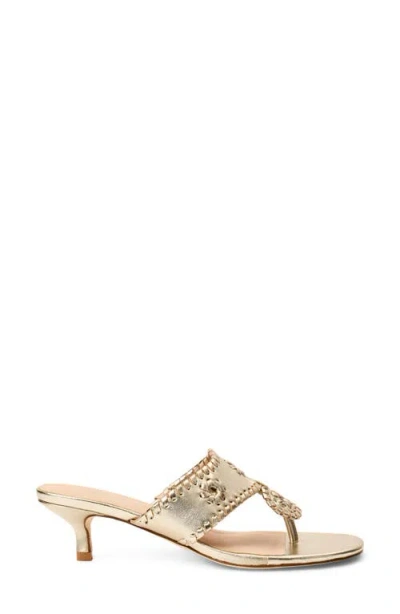 Jack Rogers Jacks Kitten Heel Flip Flop In Multi