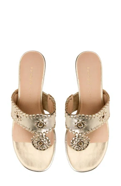Jack Rogers Jacks Kitten Heel Flip Flop In Multi