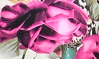 L'agence Annabelle Rose Leopard Triangle Bikini Top In Multi