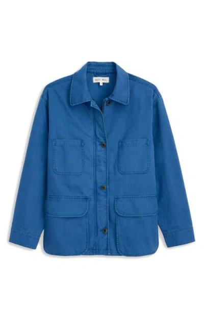 Alex Mill Painter Jacket In Herringbone In Blue