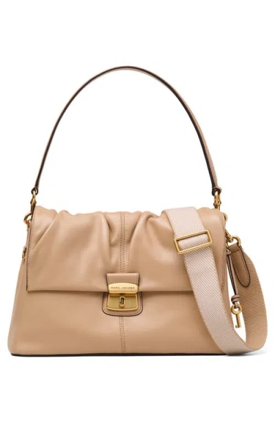 Marc Jacobs The Cristina Messenger Leather Shoulder Bag In Brown